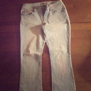 LEI jeans super cute. Faded. Size three ( not 4)